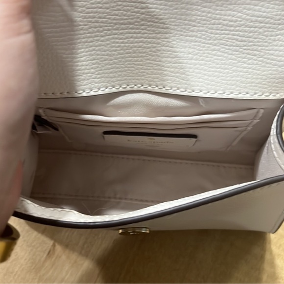 ♠️❤️ KATE SPADE ♥️♣️ NUEVA YORK CRYSTAL EMBELLISHED LEATHER CROSSBODY MINI BAG - Picture 5 of 7